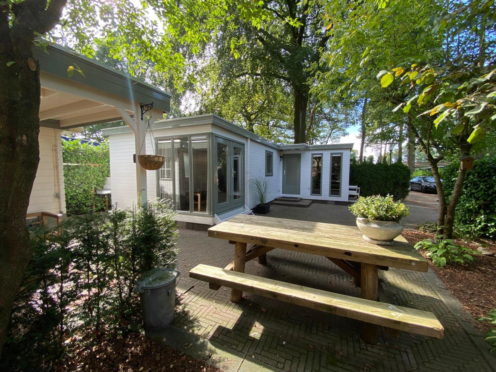 Sfeervol Boschalet 5 Persoons Met Sauna Voorthuizen Exterior foto